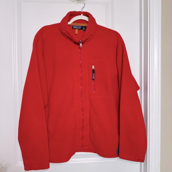 Patagonia Other - Vintage Patagonia Full Zip Up Synchilla Red Fleece Jacket Size XL